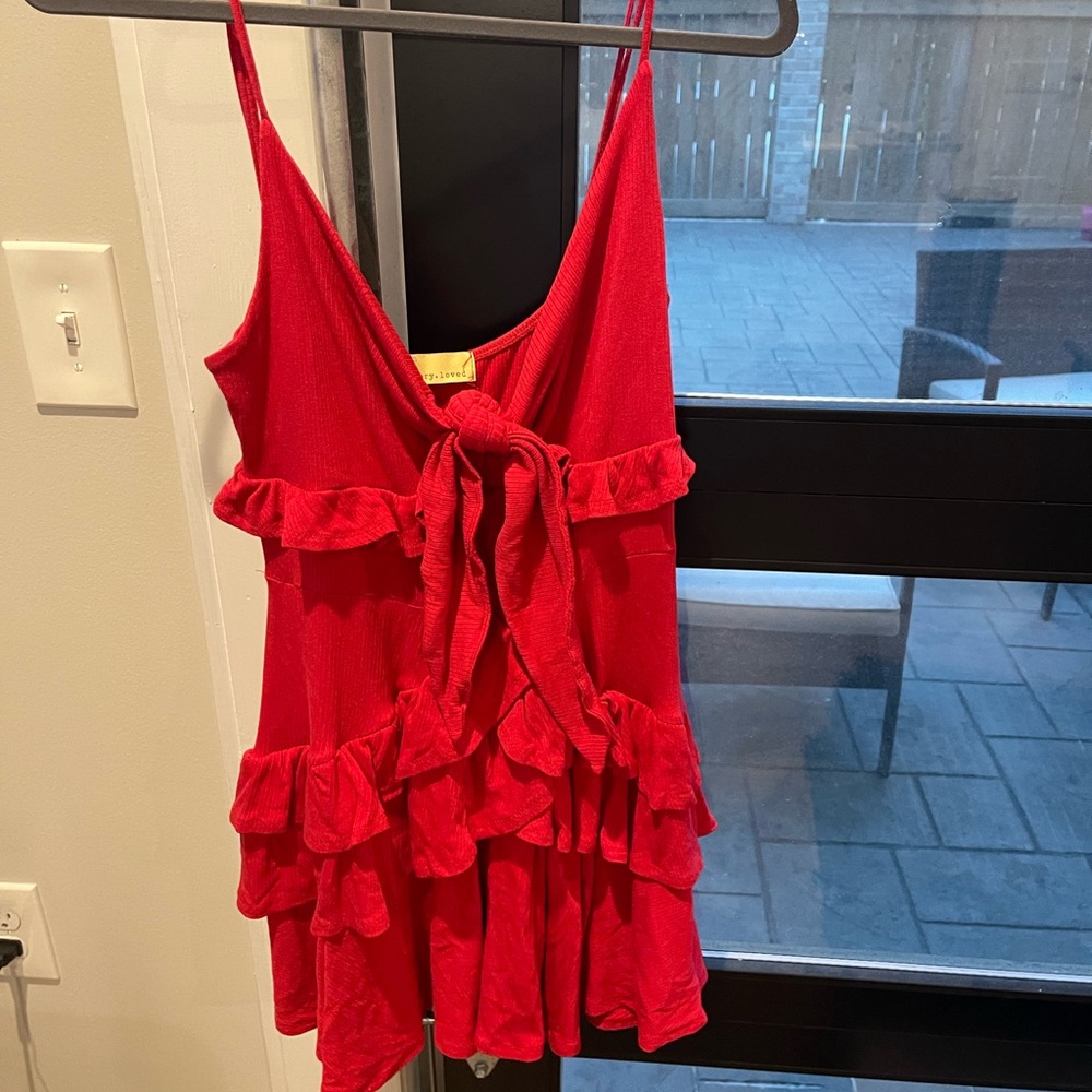 Red dress worn once